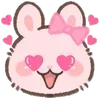 🐰 Эмодзи «Soft Mix #cute #animals #girl» для Telegram