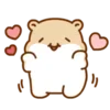 🐹 Эмодзи «Soft Mix #cute #animals #girl» для Telegram