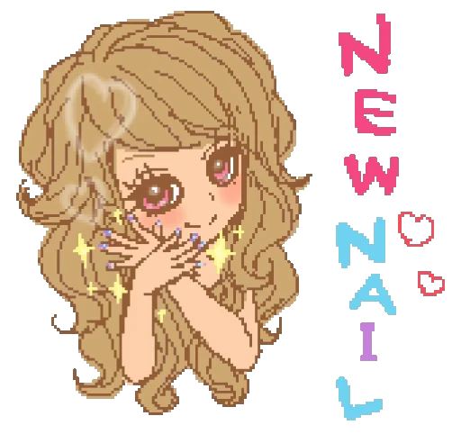 💅 Стикер «Deco Gal Souzai» для Telegram