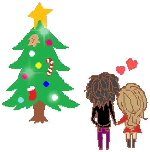 🎄 Стикер «Deco Gal Souzai» для Telegram
