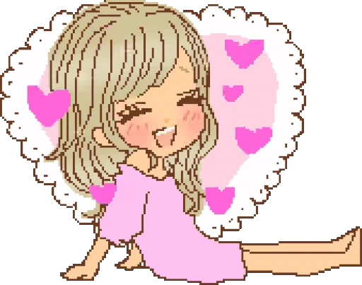 ❤ Стикер «Deco Gal Souzai» для Telegram