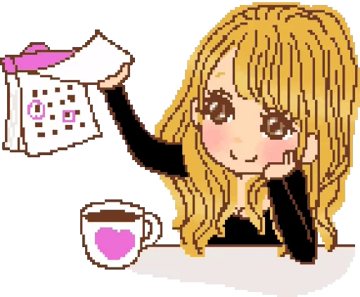 📆 Стикер «Deco Gal Souzai» для Telegram