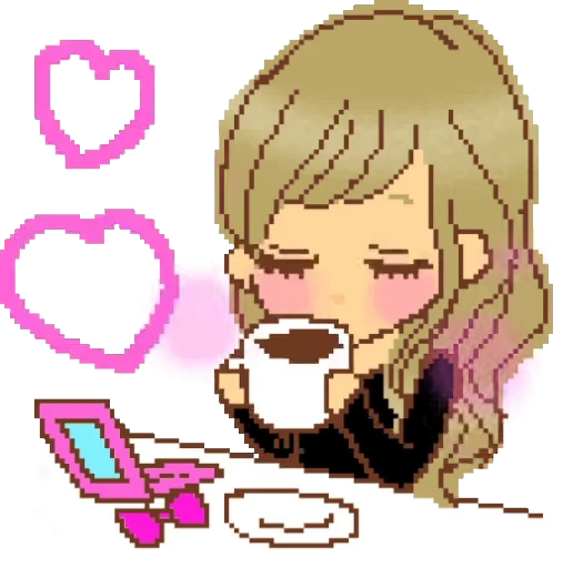 😌 Стикер «Deco Gal Souzai» для Telegram