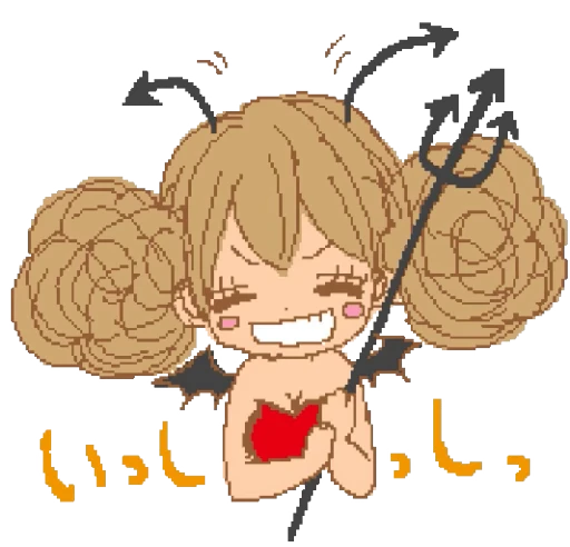 🥰 Стикер «Deco Gal Souzai» для Telegram