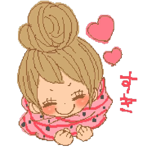 🥰 Стикер «Deco Gal Souzai» для Telegram