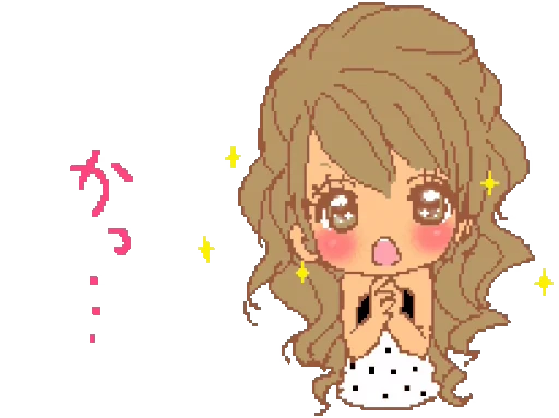 🤩 Стикер «Deco Gal Souzai» для Telegram