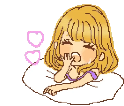 🥱 Стикер «Deco Gal Souzai» для Telegram