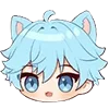 💠 Эмодзи «Genshin Impact #game #cute» для Telegram