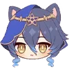 💠 Эмодзи «Genshin Impact #game #cute» для Telegram