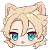 💠 Эмодзи «Genshin Impact #game #cute» для Telegram