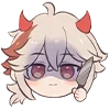 💠 Эмодзи «Genshin Impact #game #cute» для Telegram