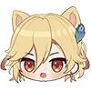 💠 Эмодзи «Genshin Impact #game #cute» для Telegram