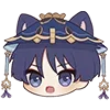 💠 Эмодзи «Genshin Impact #game #cute» для Telegram