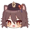 💠 Эмодзи «Genshin Impact #game #cute» для Telegram