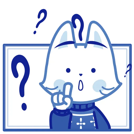 ❓ Эмодзи «Кошечка Гжель» для Telegram