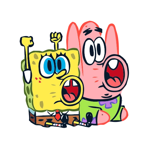 Стикерпак Sponge Bob для Telegram — скачать
