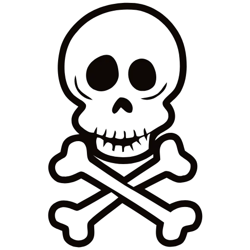 ☠️ Эмодзи «‍⬛ Adaptive - адаптивные векторные эмодзи для статуса и на фон профиля» для Telegram