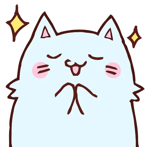 ✨ Эмодзи «Blue Cat» для Telegram