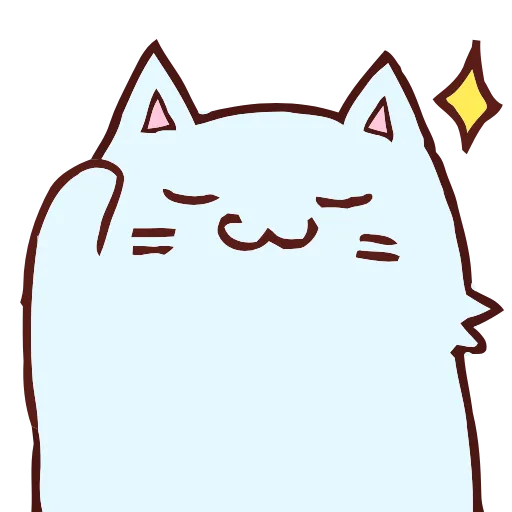 🫡 Эмодзи «Blue Cat» для Telegram