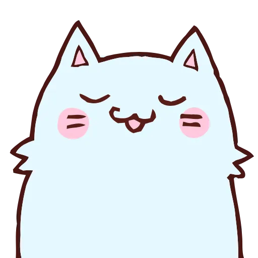 ☺️ Эмодзи «Blue Cat» для Telegram