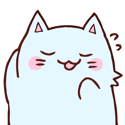 😅 Эмодзи «Blue Cat» для Telegram