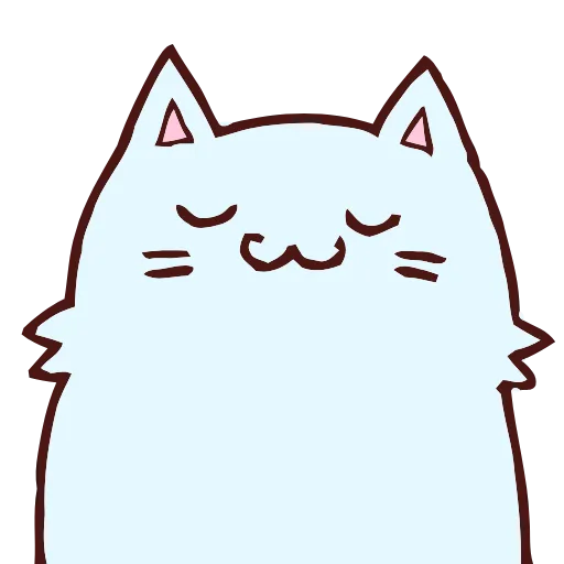 😌 Эмодзи «Blue Cat» для Telegram