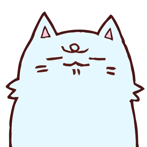 😑 Эмодзи «Blue Cat» для Telegram