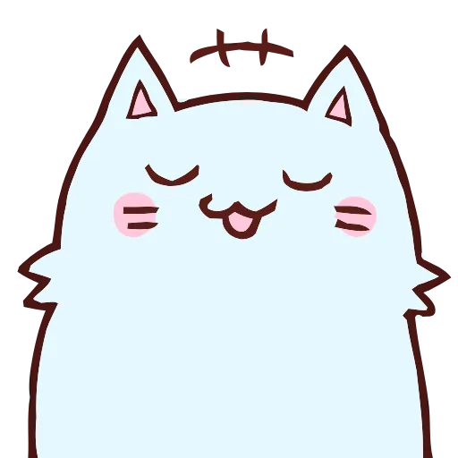 😂 Эмодзи «Blue Cat» для Telegram