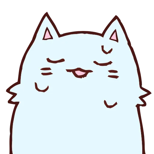 😥 Эмодзи «Blue Cat» для Telegram