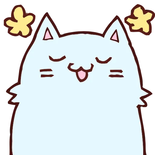 ☺️ Эмодзи «Blue Cat» для Telegram