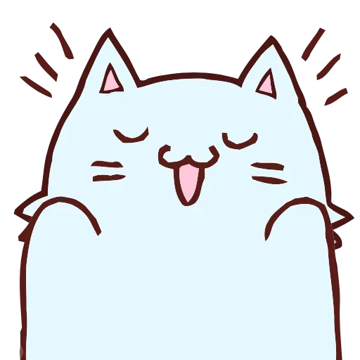 😄 Эмодзи «Blue Cat» для Telegram