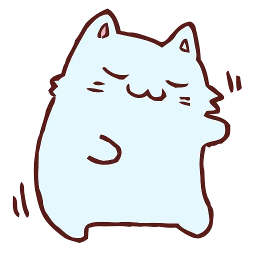 🐈 Эмодзи «Blue Cat» для Telegram