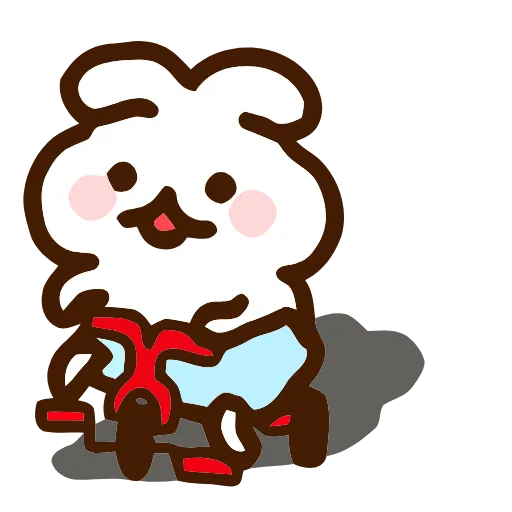 🛴 Эмодзи «Bunny -» для Telegram
