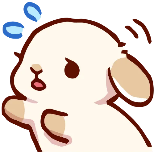 😥 Эмодзи «Cute Buns» для Telegram