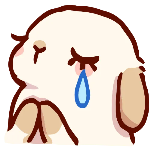 😢 Эмодзи «Cute Buns» для Telegram