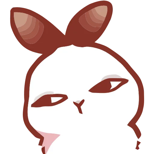 😒 Эмодзи «Cute Buns» для Telegram