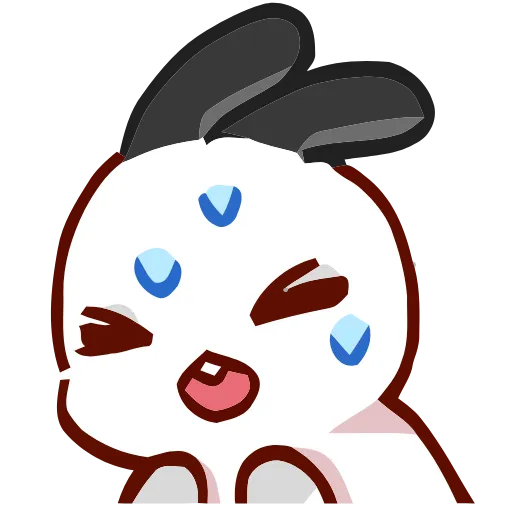 😓 Эмодзи «Cute Buns» для Telegram