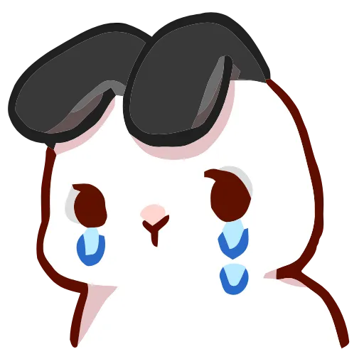 😭 Эмодзи «Cute Buns» для Telegram