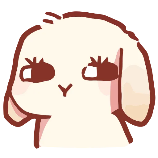 😒 Эмодзи «Cute Buns» для Telegram