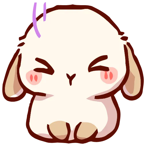 😌 Эмодзи «Cute Buns» для Telegram