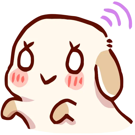 😦 Эмодзи «Cute Buns» для Telegram