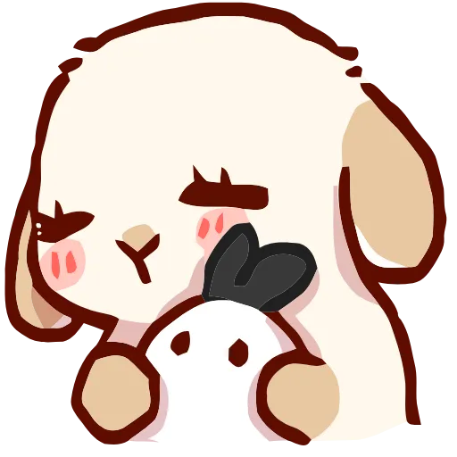 🥰 Эмодзи «Cute Buns» для Telegram