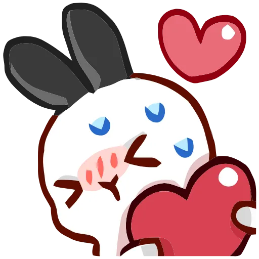 Эмодзи Cute Buns для Telegram — скачать