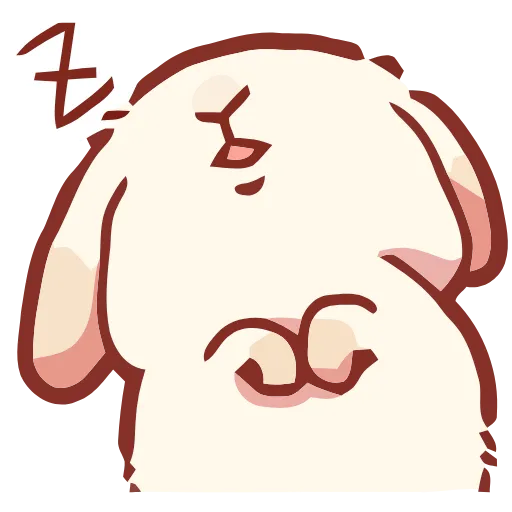 😴 Эмодзи «Cute Buns» для Telegram