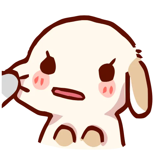 ❤️ Эмодзи «Cute Buns» для Telegram