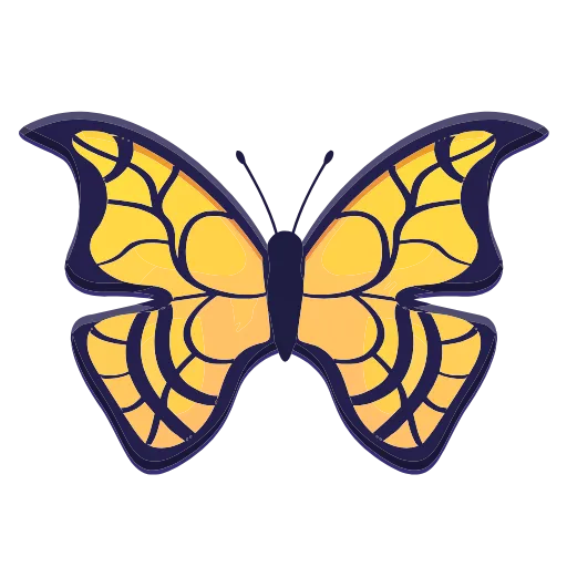 🦋 Эмодзи «🦋 Набор эмоджи с бабочками в качестве» для Telegram