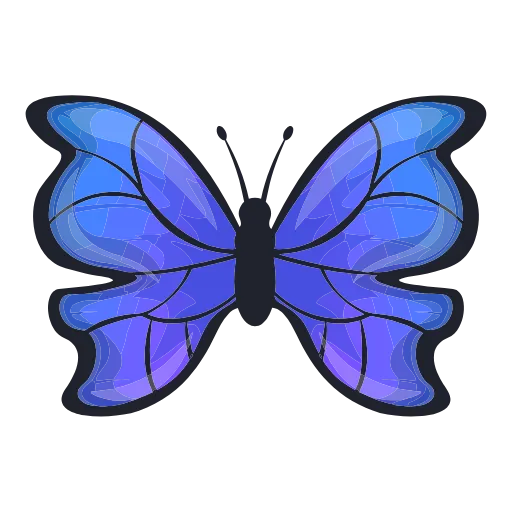 🦋 Эмодзи «🦋 Набор эмоджи с бабочками в качестве» для Telegram