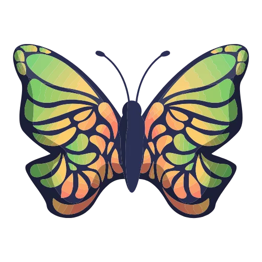 🦋 Эмодзи «🦋 Набор эмоджи с бабочками в качестве» для Telegram
