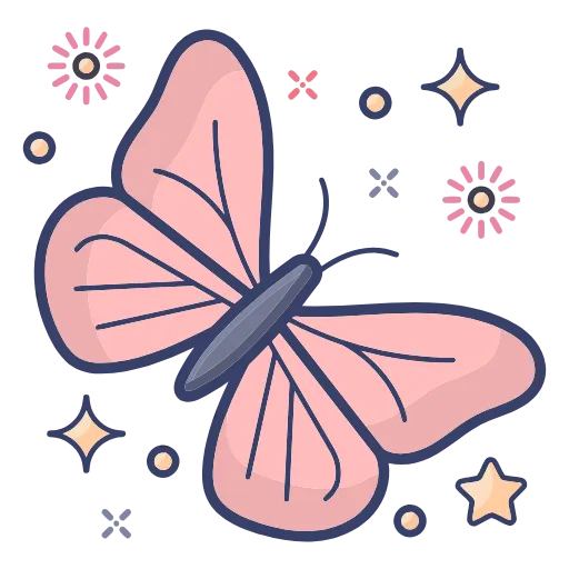 🦋 Эмодзи «🦋 Набор эмоджи с бабочками в качестве» для Telegram