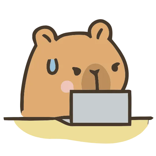 💻 Эмодзи «💕 Набор эмоджи с капибарой в качестве» для Telegram